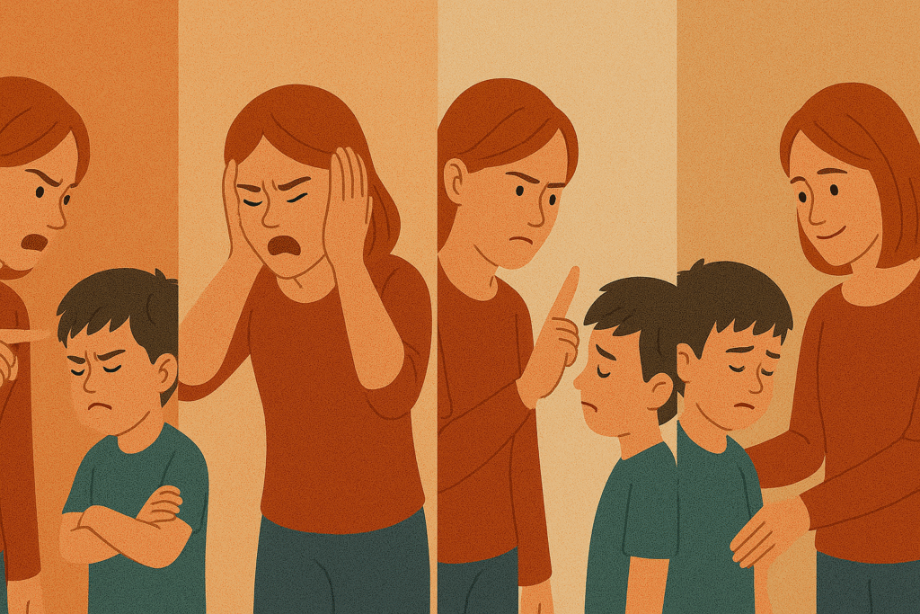 comportement nocifs des parents jusqu'a que l'un d'eux change et permette a son enfant de gagner en confiance